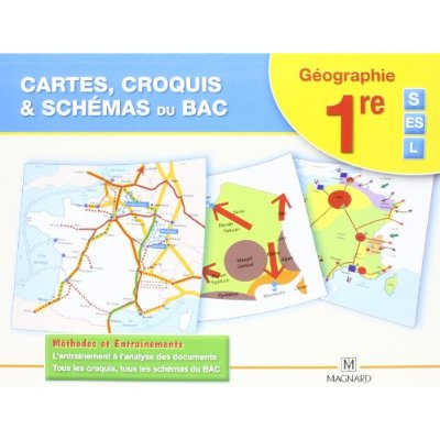 Emprunter Cartes, croquis & schémas du Bac 1e S ES L. Méthodes et Entraînements livre