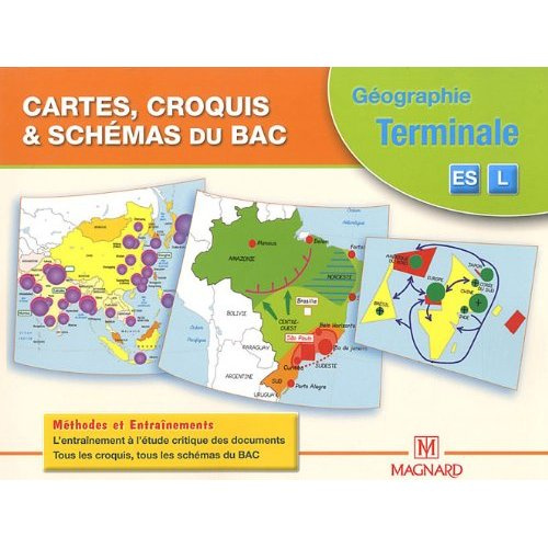 Emprunter Géographie Tle ES/L Cartes, croquis & schémas du Bac. Méthodes et entraînements livre