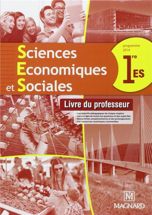 Emprunter Sciences économique et sociales 1re ES. Nouveau Programme - Livre du professeur livre
