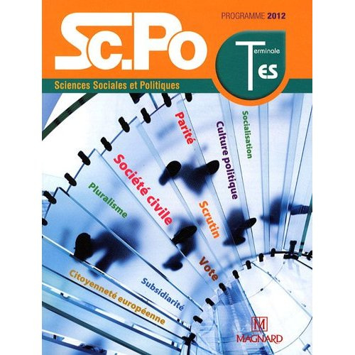 Emprunter Sciences Sociales et Poliques Term ES. Programme 2012 livre