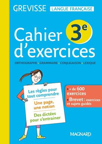 Emprunter Cahier d'exercices Grevisse 3e. Edition 2019 livre