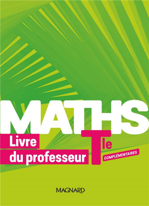Emprunter Maths Tle complémentaires. Livre du professeur, Edition 2020 livre