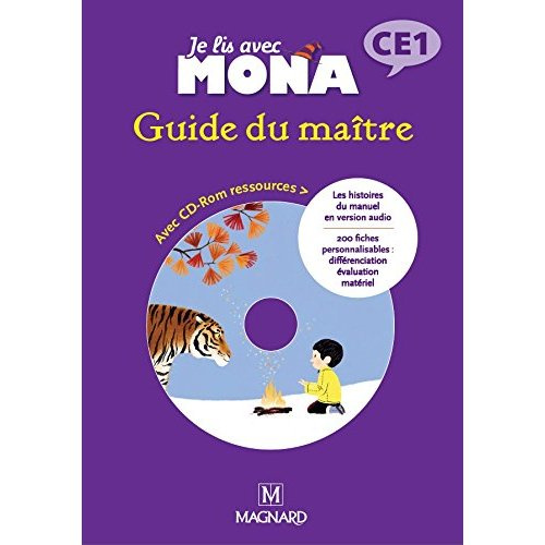 Emprunter Je lis avec Mona CE1. Guide du maître, avec 1 CD-ROM livre