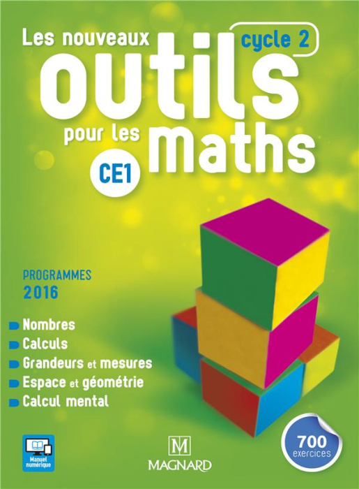 Emprunter Les nouveaux outils pour les maths CE1. Edition 2016 livre
