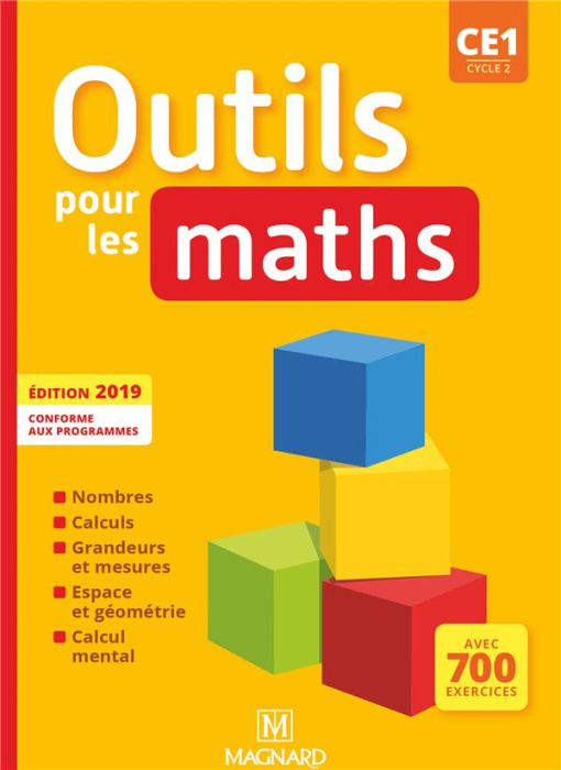 Emprunter Outils pour les maths CE1 cycle 2. Edition 2019 livre