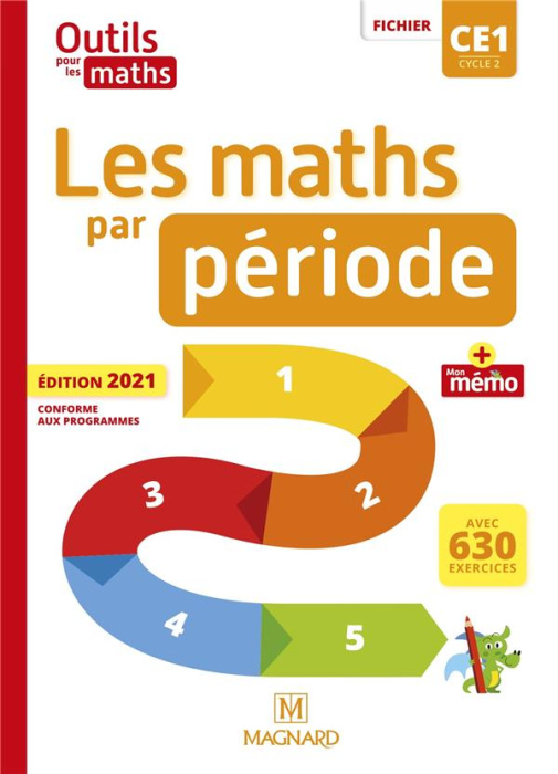 Emprunter Les maths par période CE1. Fichier Mon mémo, Edition 2021 livre