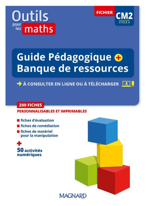 Emprunter Outils pour les Maths CM2. Guide pédagogique banque de ressources, Edition 2023 livre