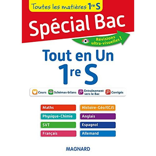 Emprunter Tout en Un 1re S. Toutes les matières livre