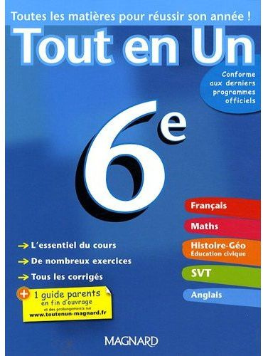 Emprunter Tout en Un 6e livre