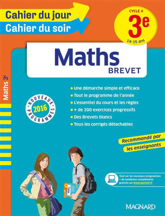 Emprunter Maths Brevet 3e Cycle 4. Edition 2016 livre