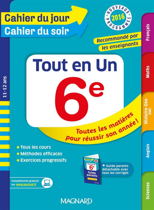 Emprunter Tout en un 6e. Edition 2016 livre
