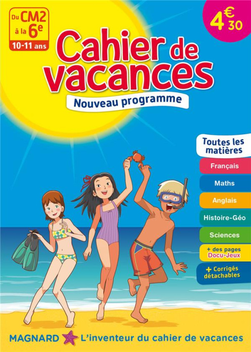 Emprunter Cahier de vacances Du CM2 à la 6e. 10-11 ans livre
