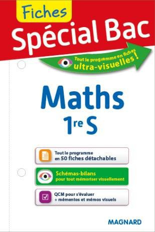 Emprunter Fiches mathématiques 1ère S Spécial bac. Edition 2017 livre