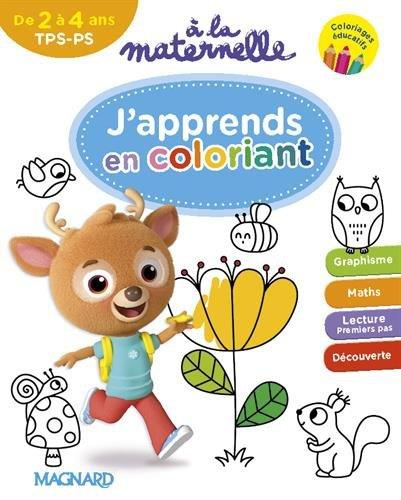 Emprunter A la maternelle, j'apprends en coloriant TPS-PS livre