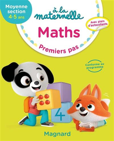 Emprunter Maths MS 4-5 ans à la maternelle. Premiers pas, Edition 2019 livre
