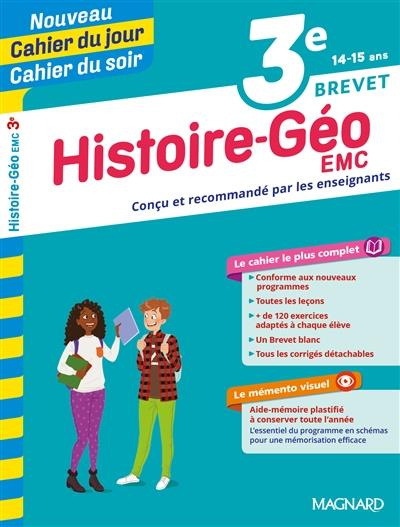 Emprunter Cahier du jour/Cahier du soir Histoire-Géographie-Education morale et civique 3e mémento. Edition livre