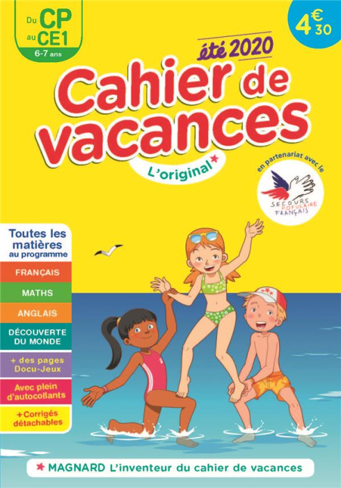 Emprunter Cahier de vacances été du CP au CE1. Edition 2020 livre