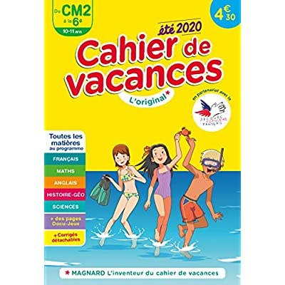 Emprunter Cahier de vacances été du CM2 à la 6e. Edition 2020 livre