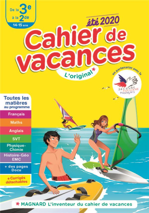 Emprunter Cahier de vacances été de la 3e à la 2de. Edition 2020 livre