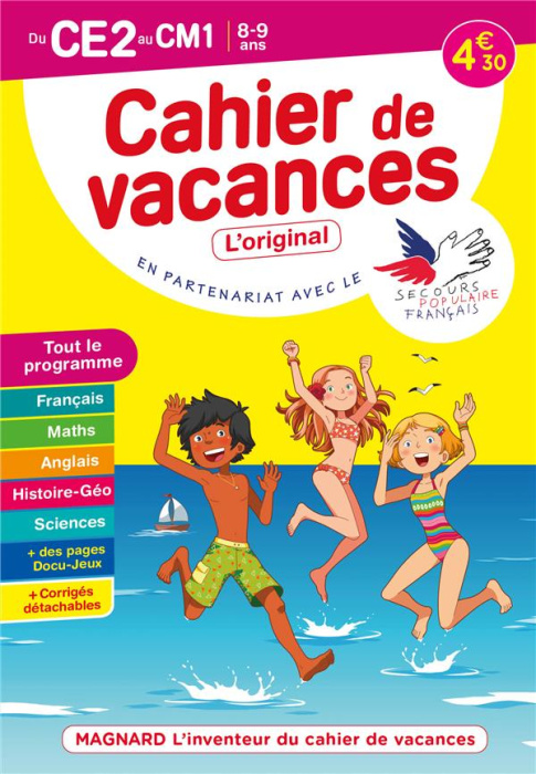 Emprunter Cahier de vacances du CE2 au CM1. Edition 2021 livre