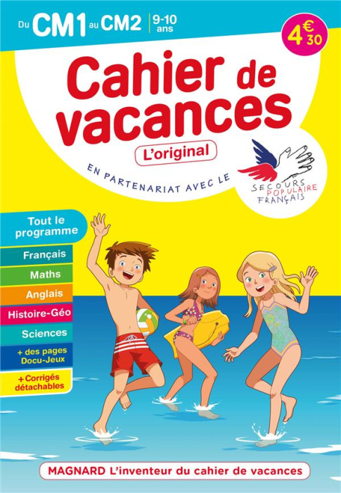 Emprunter Cahier de vacances du CM1 au CM2. Edition 2021 livre
