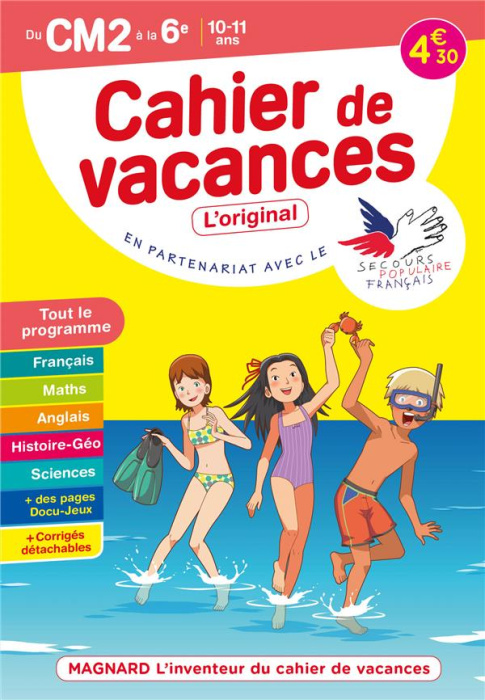 Emprunter Cahier de vacances du CM2 à la 6e. Edition 2021 livre