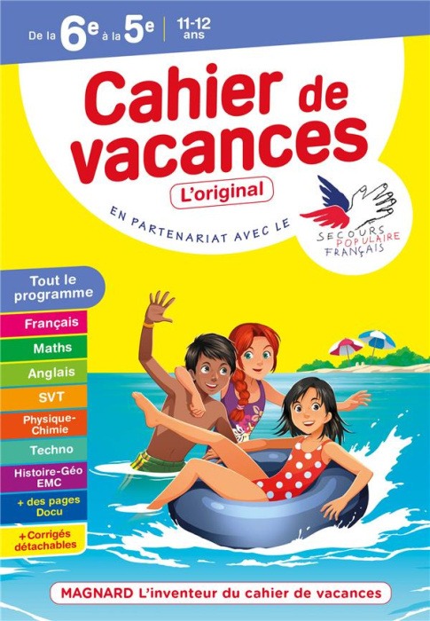 Emprunter Cahier de vacances de la 6e à la 5e. Edition 2021 livre