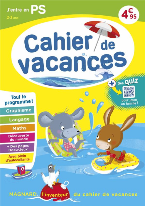 Emprunter Cahier de vacances j'entre en PS. Edition 2023 livre
