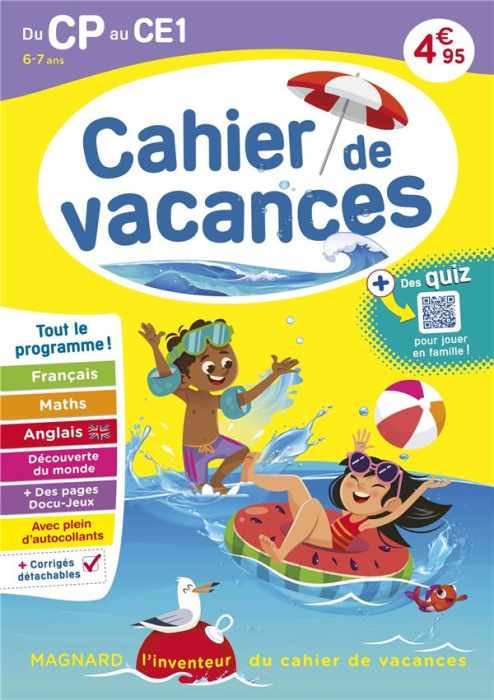 Emprunter Cahier de vacances du CP au CE1. Edition 2023 livre