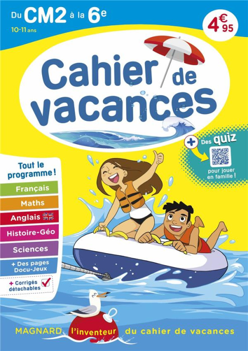 Emprunter Cahier de vacances du CM2 à la 6e. Edition 2023 livre