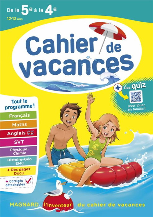 Emprunter Cahier de vacances de la 5e à la 4e. Edition 2023 livre