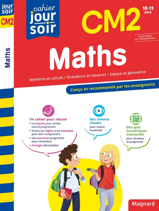 Emprunter Cahier du jour/Cahier du soir Maths CM2. Edition 2023 livre