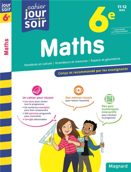 Emprunter Cahier du jour/Cahier du soir Maths 6e. Edition 2023 livre