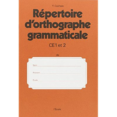 Emprunter REP.ORTHOGRAPHE GRAMM.CE1-2 livre