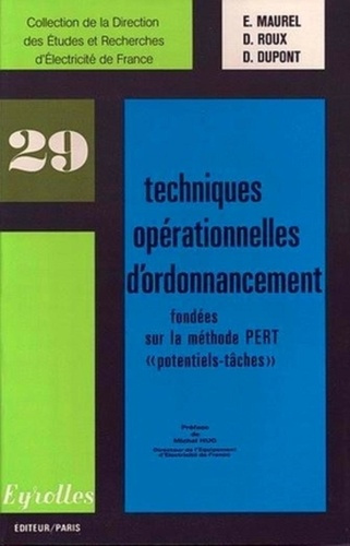 Emprunter Techniques opérationnelles d'ordonnancement livre