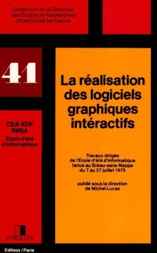 Emprunter La réalisation des logiciels graphiques interactifs livre