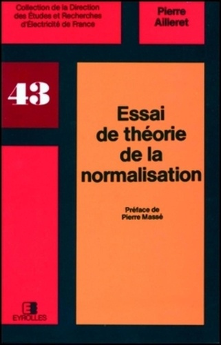 Emprunter Essai de théorie de la normalisation livre