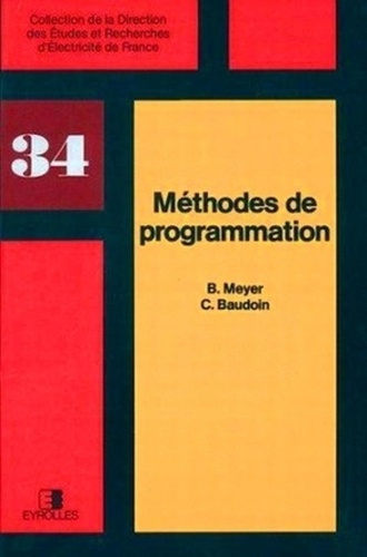 Emprunter METHODES DE PROGRAMMATION livre