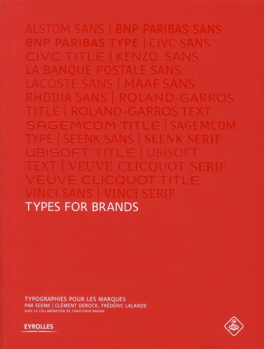 Emprunter Types for brands. Typographies pour les marques livre
