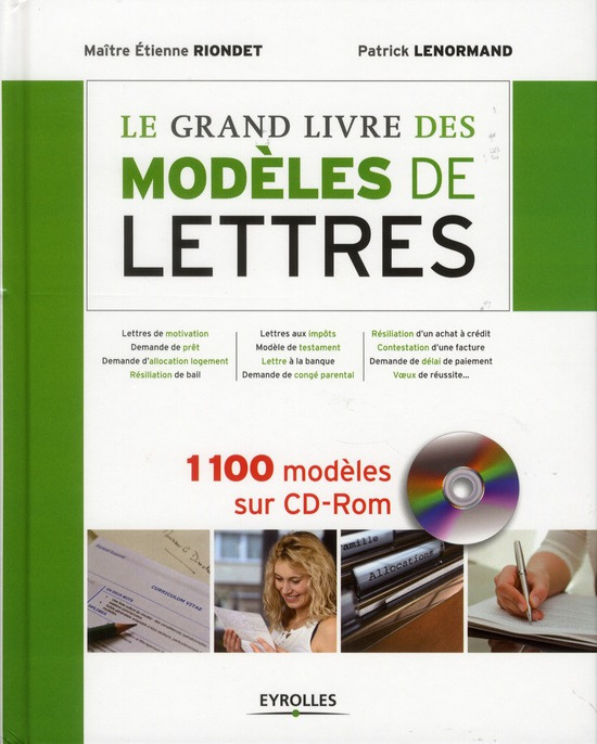 Emprunter Le grand livre des modèles de lettres. Avec 1 CD-ROM livre