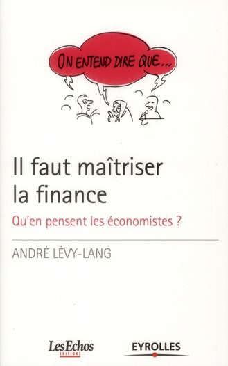 Emprunter Il faut maitriser la finance. Qu'en pensent les économistes ? livre