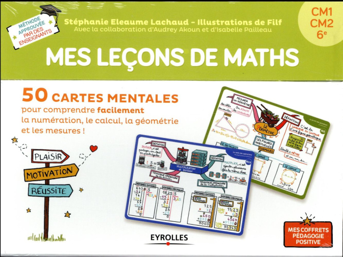 Emprunter Mes leçons de maths CM1 CM2 6e. Avec 40 cartes leçons, 10 cartes jeux, 1 livret explicatif livre