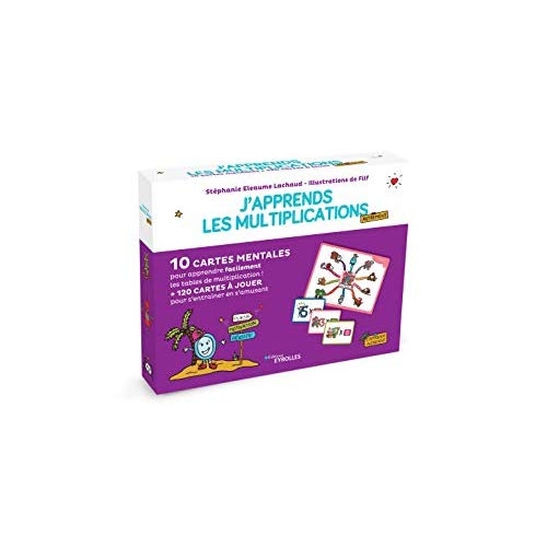 Emprunter J'apprends les multiplications autrement. 10 cartes mentales pour apprendre facilement les tables de livre