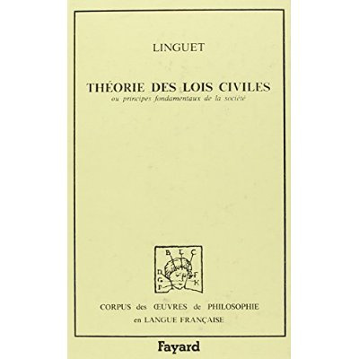 Emprunter Théorie des lois civiles ou Principes fondamentaux de la société livre