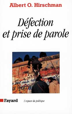 Emprunter Défection et prise de parole. Théorie et applications livre