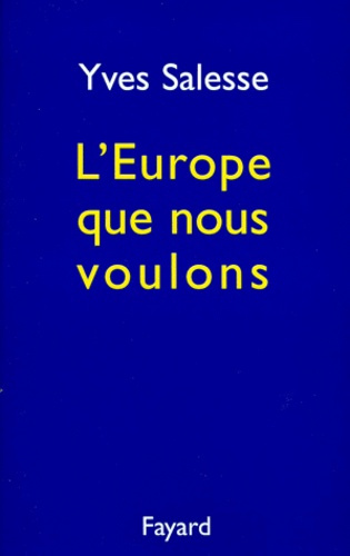 Emprunter L'Europe que nous voulons livre