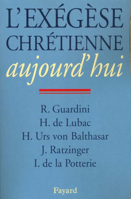 Emprunter L'EXEGESE CHRETIENNE AUJOURD'HUI livre