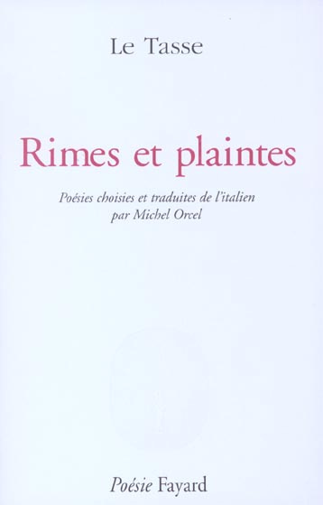 Emprunter Rimes et plaintes livre