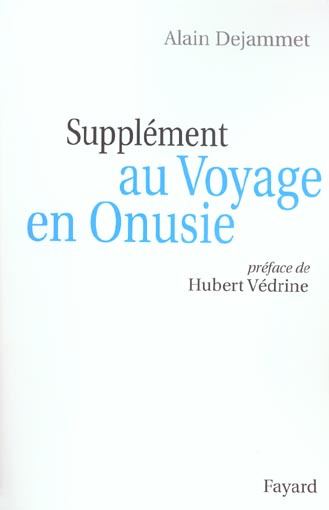Emprunter Supplément au Voyage en Onusie livre