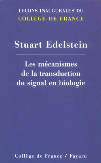 Emprunter Les mécanismes de la transduction du signal en biologie livre